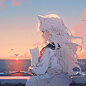 女生头像·一起吹晚风