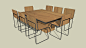 Large preview of 3D Model of Dinner Table Tikaio