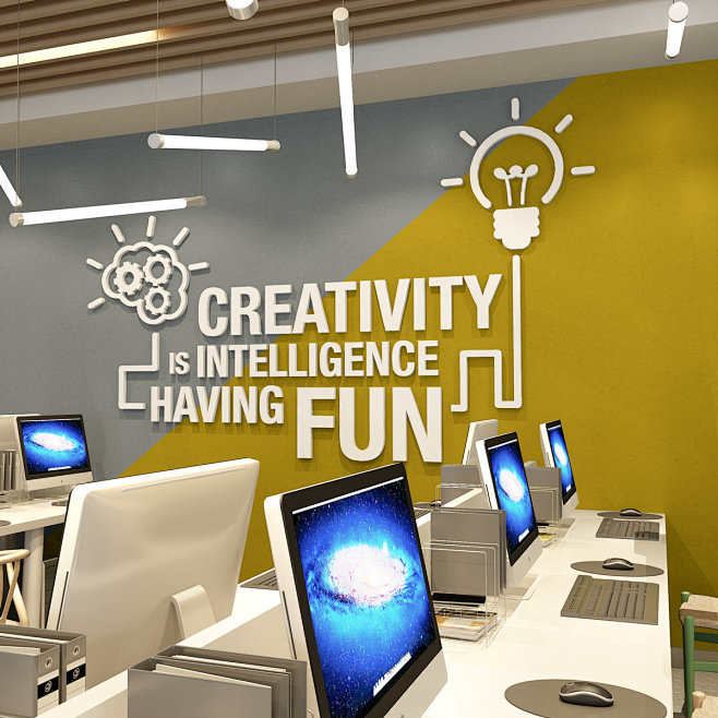 Office wall art, Dim...