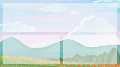 清新油画风电脑分区壁纸