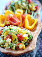 smoky avocado & mango salsa | Camille Styles