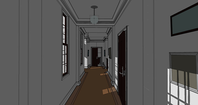 P.T. corridor, Rust ...