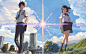 Anime 2400x1497 longhair Your Name Kimi no Na Wa