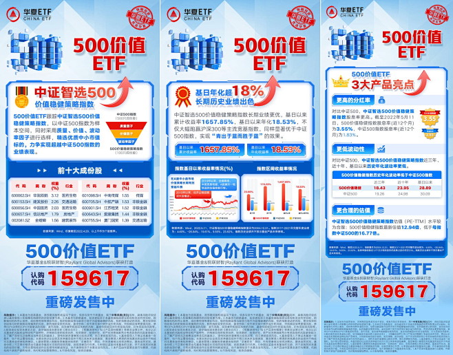 华夏500价值etf 卖点
