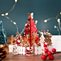 韩国创意设计立体圣诞节3d贺卡镂空烫金爱心树祝福客户卡片 包邮-淘宝网