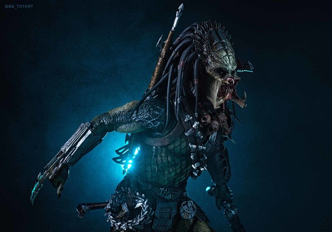 异形大战铁血战士2独狼重武装版16比例珍藏人偶官方实物图hottoys