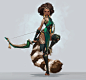 ArtStation - ringtail Gurl, Khoa Việt