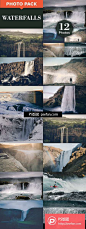 10组风景高清图片共120张冰川森林南极瀑布  - PS饭团网psefan.com