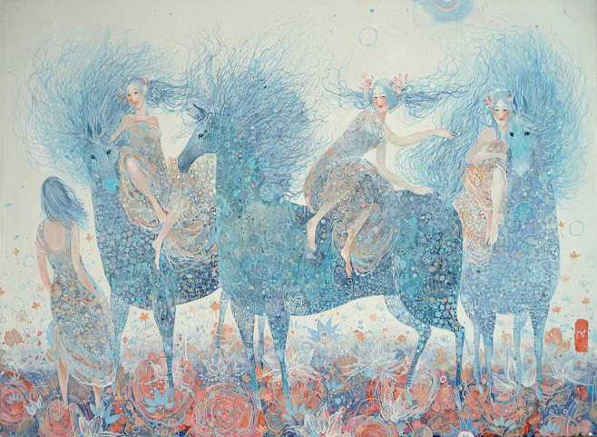 Yulia Luchkina 插画作品欣...
