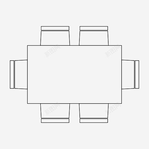 桌子鸟瞰餐桌 UI图标 设计图片 免费下载 页面网页 平面电商 创意素材