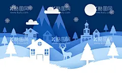冬天背景   - 源文件下载【酷图网】冬天背景,冬日背景,冬日风景,下雪,雪地,寒冷,冬天壁纸,景色,自然季节,冬季,插图,冰天雪地,手绘,卡通,风景地形,