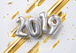 2019黄金气球3D立体字特效矢量模版设计素材-设计元素-@美工云(meigongyun.com)