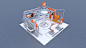 3D 3d设计 booth Event Exhibition  公关活动 展区 展台 活动设计