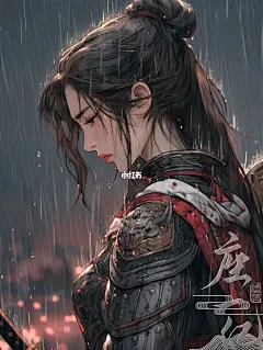 饮将鲜血代胭脂·女将军头像壁纸八张