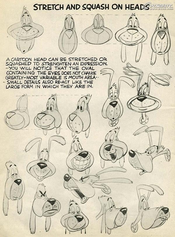 经典动画动作分解——迪士尼运动规律秘稿 ...
