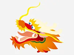 中国风手绘龙中国风抬头矢量图高清素材 中国风 中国风手绘龙中国风矢量下载抬头龙免费下载 元宵节 抬头 矢量图 醒狮矢量 霸气 黄色 龙头龙角 元素 免抠png 设计图片 免费下载