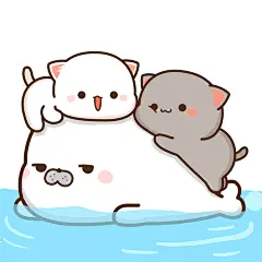 蜜桃猫 头像 表情包 卡通