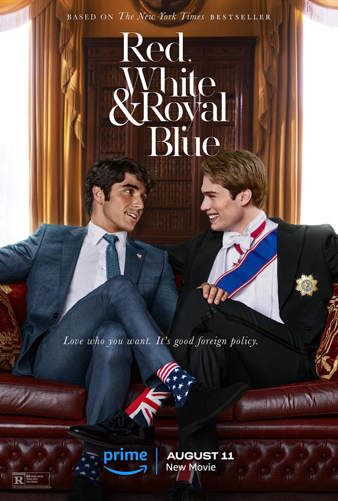 星条红与皇室蓝 Red, White & Royal Blue 海报