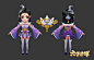 ArtStation - 3D hand-painted character for mobile game《Datang glory》, lucas LIU