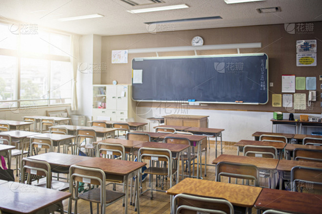 教室,日本,演讲室,高中学校建筑,高中,学校,水平画幅,无人,椅子,空的