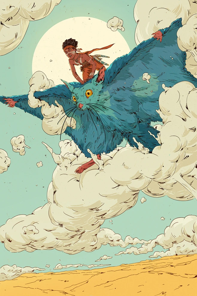 涂鸦王国精品插画分享-花瓣网