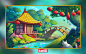 Rainbow Lion Dance SLOT, Volmi Games : We are pleased to present you such a high-quality slot art created for Huuuge Games and we are always glad to work with their team.
Bright, eye-catchy and really beautiful artworks may bring you aesthetic pleasure.
W