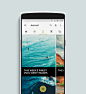 VSCO CAM in Material design : A conceptual redesign of the VSCO CAM app for Android.