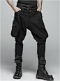 Havoc Crew Uniform black trousers WK-359-BK Punk Rave | Fantasmagoria.shop - retail & wholesale Gothic clothes and accessories : Havoc Crew Uniform black trousers Postapocalyptic men's black trousers by Punk Rave. Item code: K-359 black