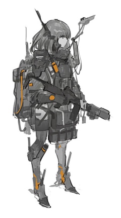 破碎黎明采集到A独立厚涂人物绘画3