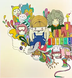 夏小猫  的插画 玩偶2