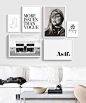 Fashion Gallery Wall Printable Set of 6 от ThePrintableConcept
