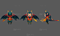 高阶蝙蝠精，蝙蝠怪物，吸血蝙蝠，吸血鬼 - 怪物模型 蛮蜗网
