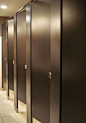Ironwood Manufacturing oversize toilet partitions and bathroom doors for added privacy. Beautiful, upscale public restrooms.