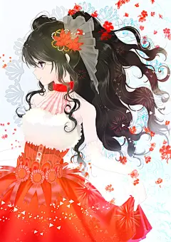 【标签系列】黑白红特辑 : 黑色墨水与白纸……。如果要在这个最常见的简单配色中再加入一种颜色的话，不妨试试最为鲜艳的“红色”如何？比如：“白皙的肌肤和乌黑的秀发再配上红唇”，是不是会令你想象出一个美得令人惊叹的美女呢？ 在pixiv上，以这三个颜色为主绘制的插画作品都会加上“黑白红”的标签。
今天就为大家送上用具有鲜明的对比美的“黑白红”绘制的插画作品特辑。快来看看吧。