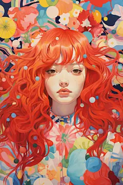 时尚女生人物形象