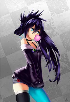 黑岩射手 榆林ACG 高清壁纸 black_rock_shooter 