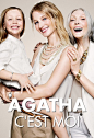法国珠宝品牌AGATHA 2012广告系列图五：“Agatha, c’est moi”,the new campaign of the french jeweler, Agatha.