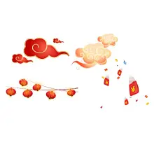 新年素材  - 源文件下载【酷图网】新年素材,中国风,中国红,新年,春节,祥云,恭贺新春,红包,红色,福,喜庆,热闹,年味,喜庆元素,春节素材,年味素材,
