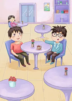 故事插画绘本上色涂鸦王国https://www.gracg.com/user/user58911meT6Rc