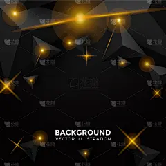 背景,闪亮的,三角形,黑色,抽象,三维图形,商务,折纸工艺,几何形状,技术