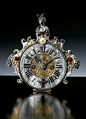 Table clock, Brown, John George (maker) Augsburg , ca. 1720@北坤人素材