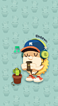 work for "KEENY HOUSE" : 为"KEENY HOUSE"设计的小刺猬keeny以及创作的壁纸