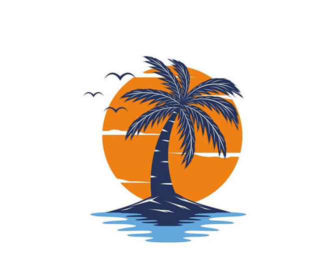 美式复古19款LOGO摄影夏季旅游海边日...
