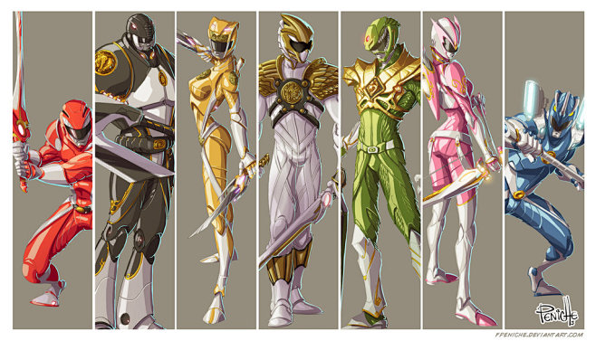 power_rangers_first_generation_by_fpeniche-d7487br