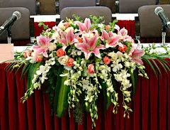 花柱 (183) 花柱 花艺 通道布置 迎宾花艺 