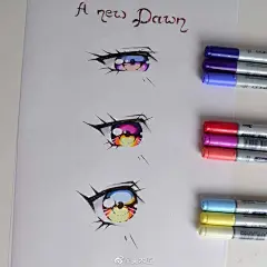 手绘各种表情眼睛
,
漫画人物插画师
,
lighanesartblog ​​​​