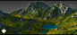 Autumn Lake Landscape (World Machine)