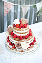 #草莓蛋糕 婚礼蛋糕#