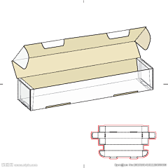 尹端端采集到包装展开/盒型