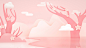 1920京东天猫高清樱花粉色C4D背景图 海报背景 轮播素材 @♥⺌恋蝶︶ㄣ设计